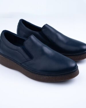 Moody Baskets Rivera| Cuir | Bleu
