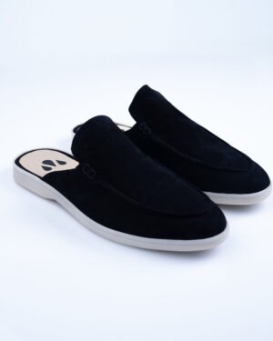 Moody Babouche | Daim | Noir